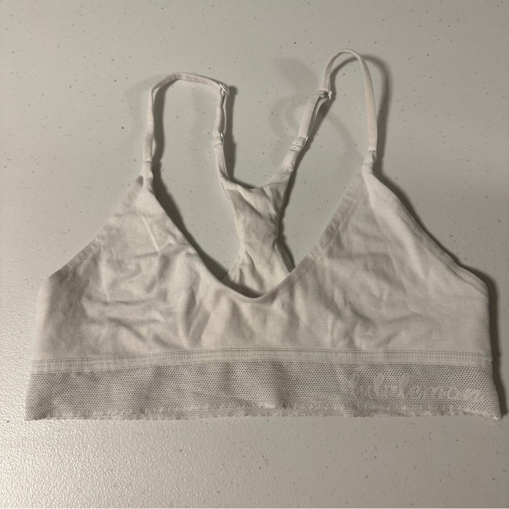 Lululemon Athletica White Sports Bra